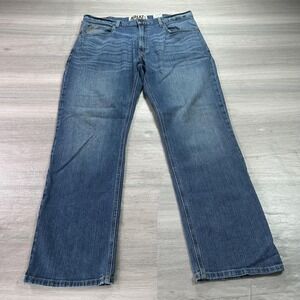Ariat Jeans Mens 36x32 Blue M2 Relaxed Boot Cut Denim Western Cowboy Fit Jeans